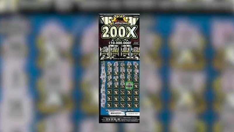 The shop worker handed him a winning California 200x scratch card (Image: ABC13)
