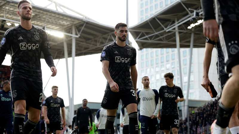 The Ajax fans were furious during their defeat against Utrecht on Sunday (Image: Getty Images)