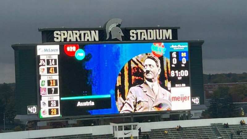 The Michigan State Spartans claim the content came from a third-party source
