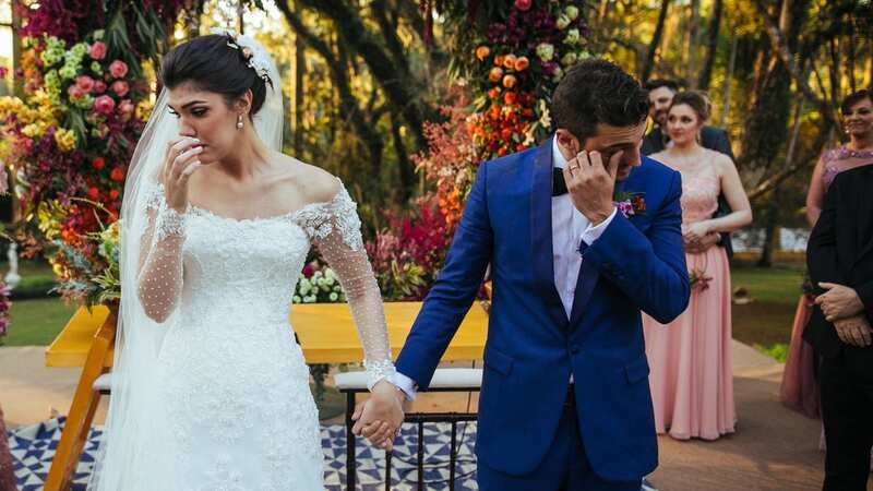 The groom was left visibly upset (Stock Photo) (Image: Getty Images)