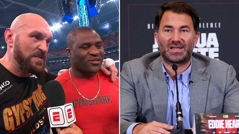 Eddie Hearn contradicts himself over Francis Ngannou