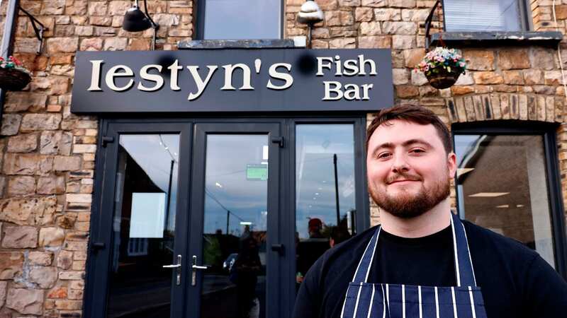 Owner Iestyn Evans is selling bags of chips for just 5p for two hours on random Tuesdays (Image: John Myers)