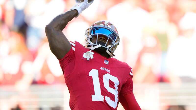 San Francisco 49ers wide receiver Deebo Samuel is ruled out of Week 7 of the NFL season with a shoulder injury (Image: Thearon W. Henderson/Getty Images)