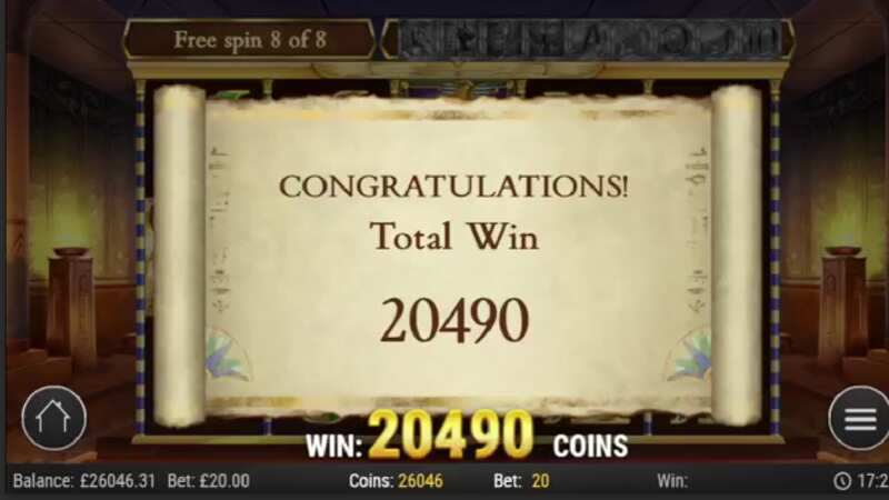 WATCH: UK player wins £20,490 from a £20 stake