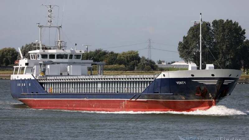 British cargo ship sinks as 