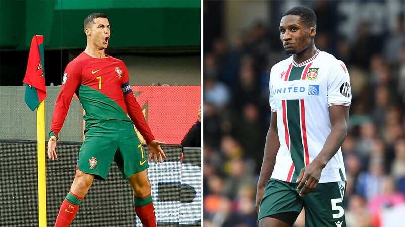 Wrexham star Aaron Hayden performed Cristiano Ronaldo
