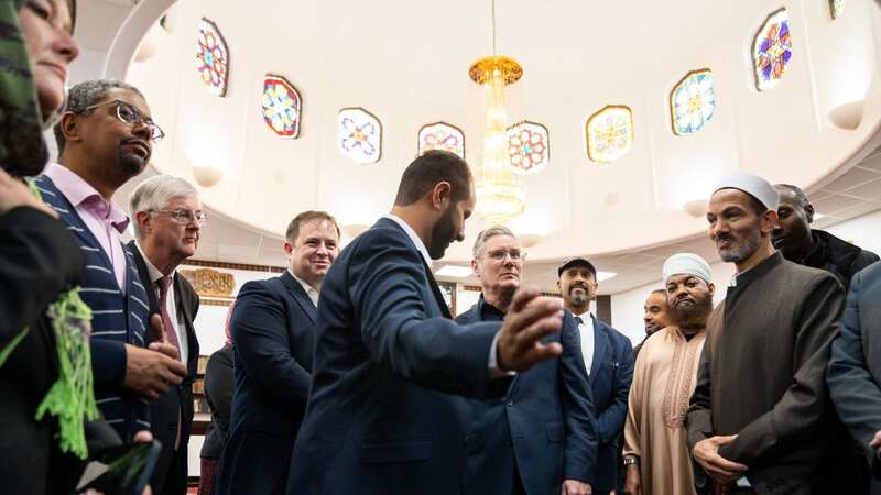 Keir Starmer received criticism after he posted photos of his visit to the South Wales Islamic Centre