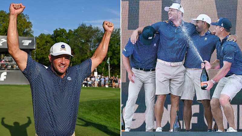 LIV Golf winners mocked for "cringe" celebrations after DeChambeau