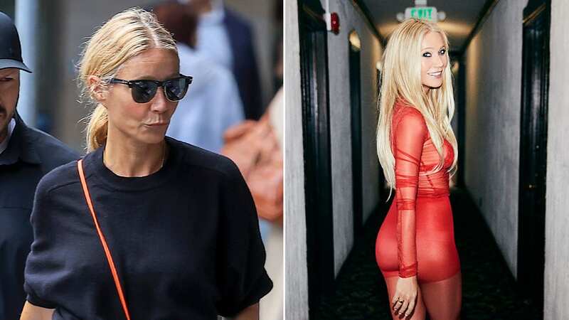 Gwyneth left her racy red dress at home (Image: splash)
