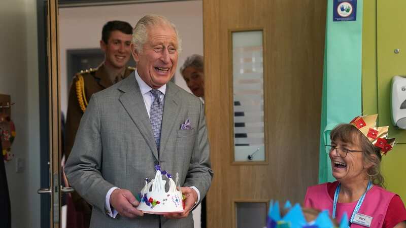 Charles left in fits of giggles after receiving girl