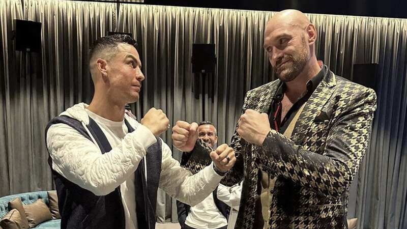 Ronaldo rubs shoulders with Eminem and Mike Tyson at Fury-Ngannou gala in Saudi