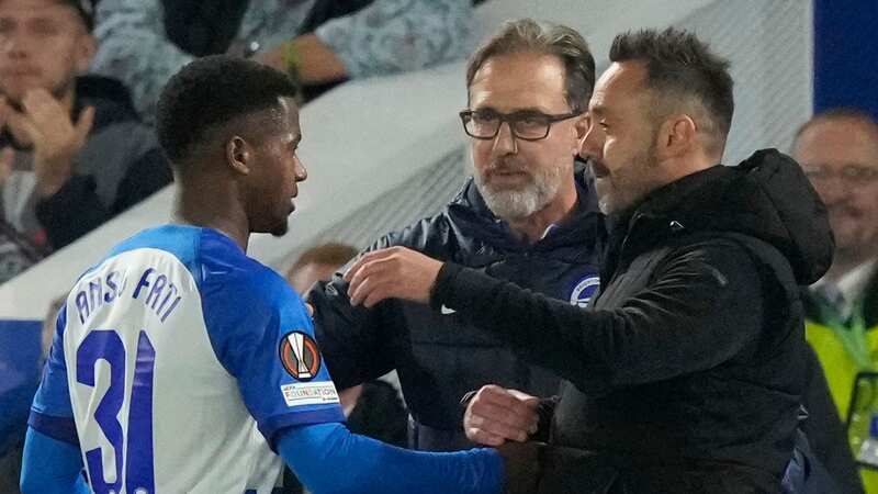 Roberto De Zerbi insists Ansu Fati can get even better after scoring for Brighton in midweek (Image: AP)