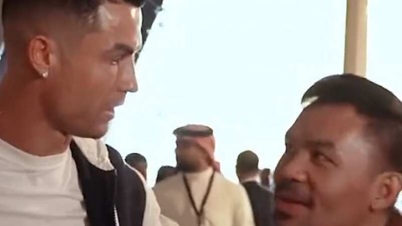 Cristiano Ronaldo spending time with Tyson Fury