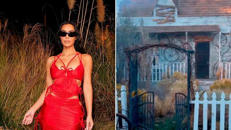 Kim Kardashian had her home transformed for the holiday