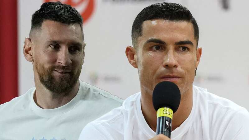 Ronaldo slamming Ballon d