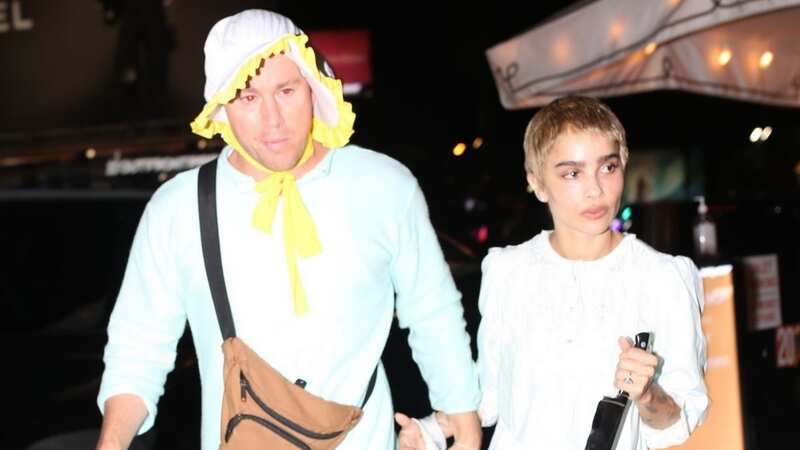 Channing Tatum and Zoe Kravitz leaving the Met Gala in 2021 after recently starting to date (Image: GC Images)
