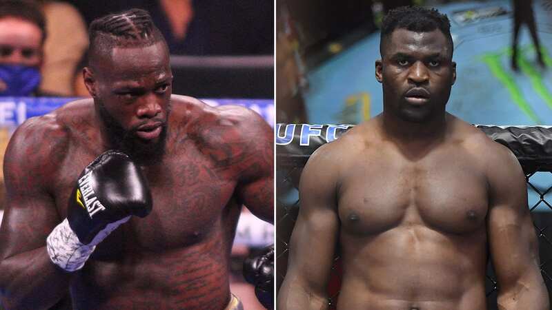 Francis Ngannou holds talks with Deontay Willder of boxing and MMA fights