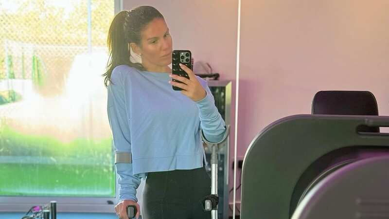 Rebekah Vardy gives first look at injury after 