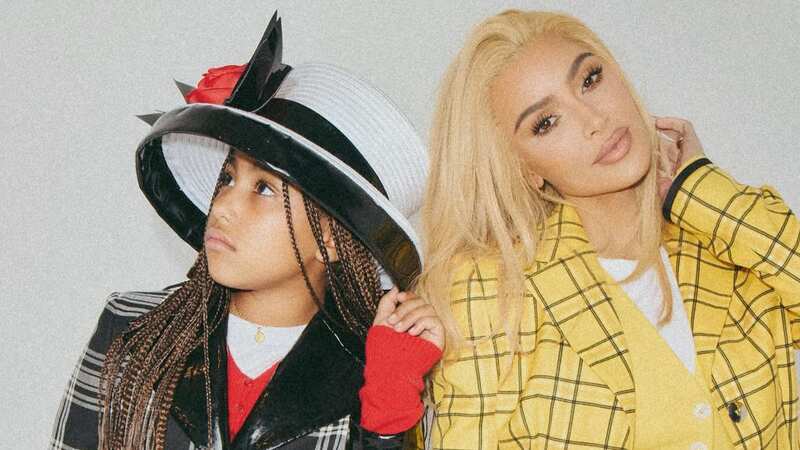 Kim and daughter North took the title of best Halloween costume