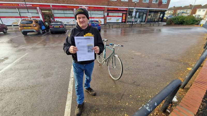 Mark Banner was fined after popping into Tesco Express for just three minutes (Image: Newsquest / SWNS)