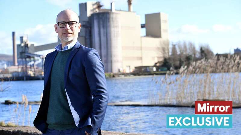 Labour MP Stephen Kinnock at Tata