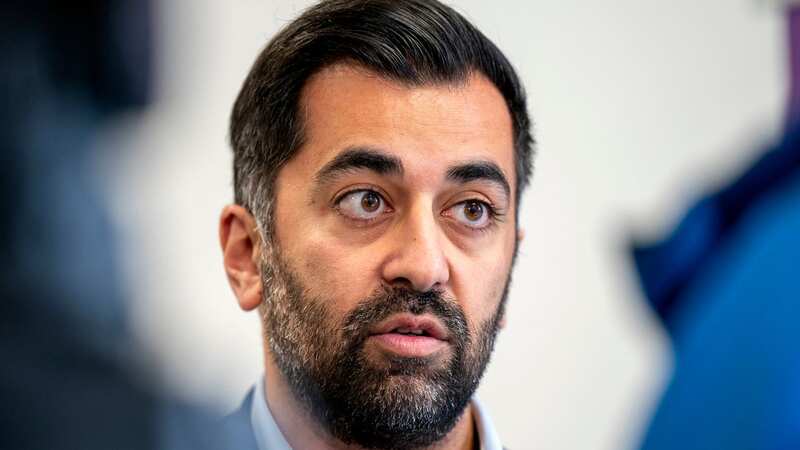 Scottish First Minister Humza Yousaf speaks to the media during his visit to Scottish Throughcare and Aftercare Forum (Image: PA)
