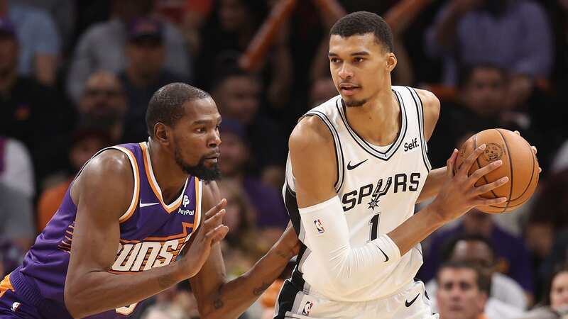Durant praised Wembanyama for his unique abilities (Image: Getty Images)