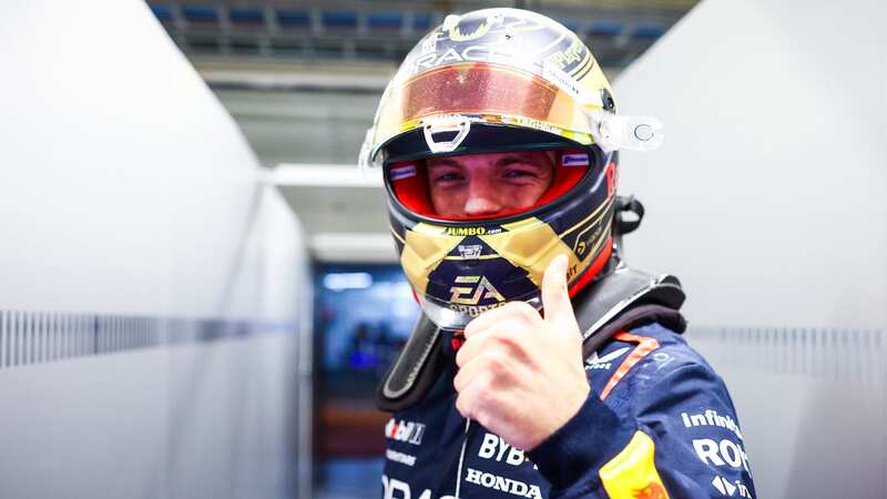 Max Verstappen survived the storm to secure pole for the Brazil GP (Image: Getty Images)