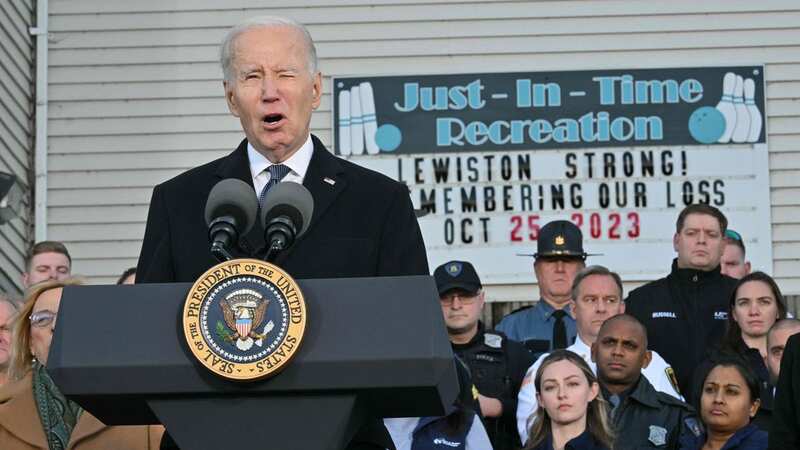 Biden mourns with families of 18 slain in deadly Lewiston shooting during visit