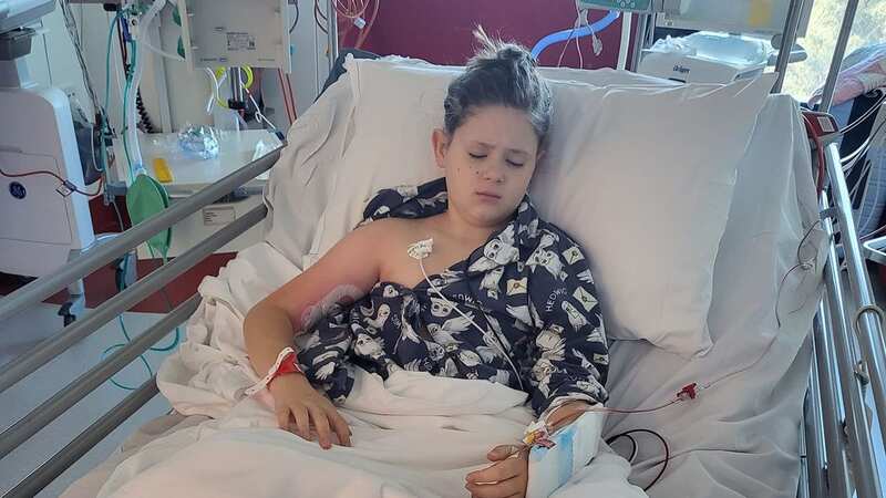 Evie Whipps, 10, was told she had a common eye condition just days before she was diagnosed with an inoperable tumour (Image: Facebook)