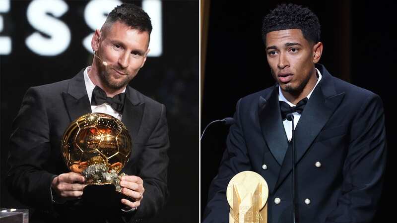 Lionel Messi picked a former teammate, Pedri, and Jamal Musiala, over Jude Bellingham for the Kopa Trophy (Image: Getty)
