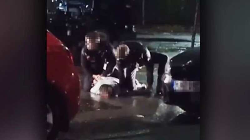 Footage of part of the incident was shared widely on social media