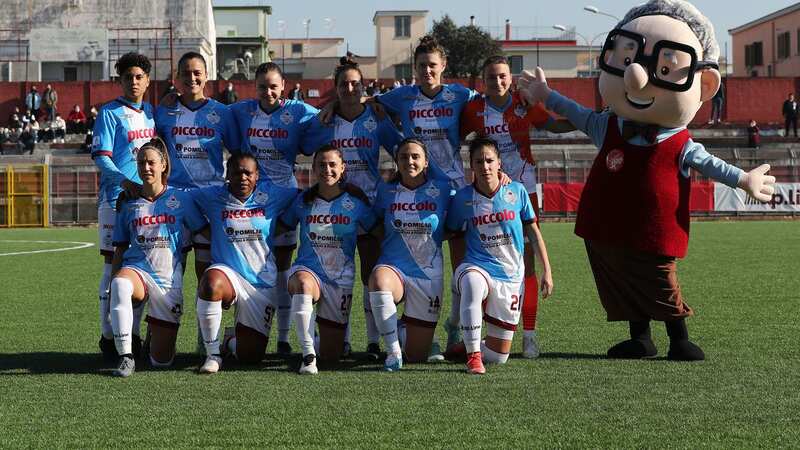 Pomigliano team before a Women Serie A match (Image: Photo by Juventus FC/Juventus FC via Getty Images)