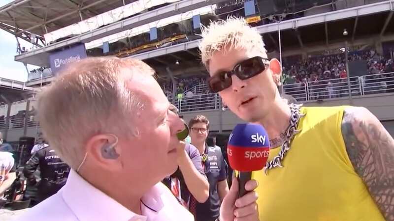 Rapper Machine Gun Kelly has told his side of the story (Image: Sky Sports)