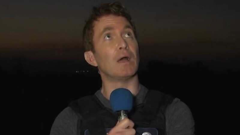Journalist runs off Piers Morgan interview due to overhead fire from Gaza