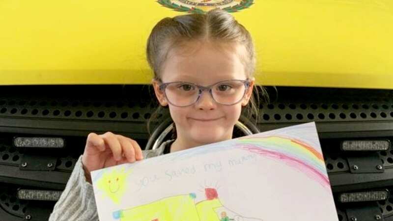 Six year old girl saves mum