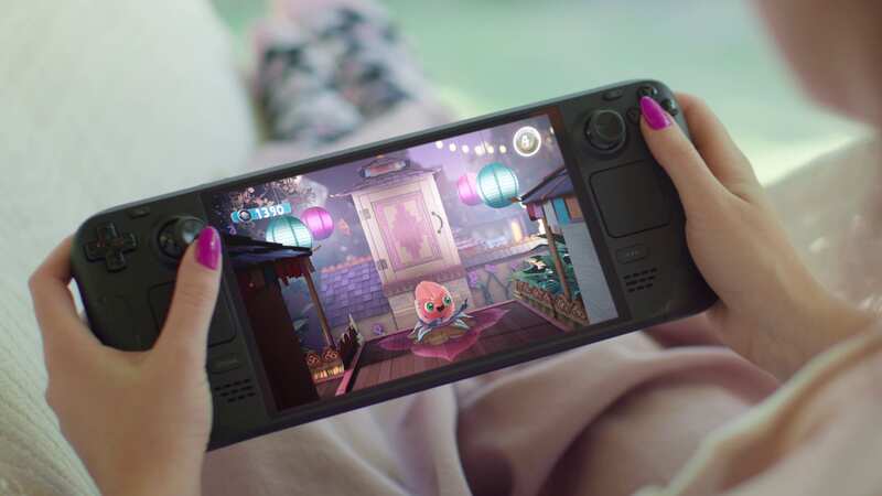 The Steam Deck OLED will have a slightly larger HDR OLED display. (Image: Valve)