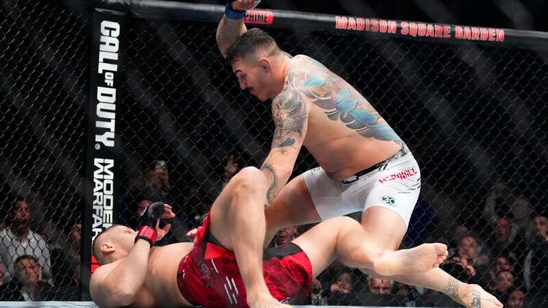 Tom Aspinall knocked out Sergei Pavlovich at UFC 295 to win the interim UFC heavyweight title