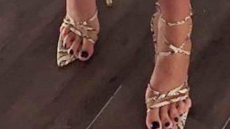 Something was not quite right about the shoes (Image: Instagram)