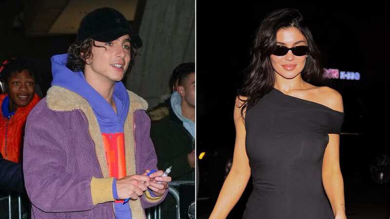 Kylie arrived to support Timothee