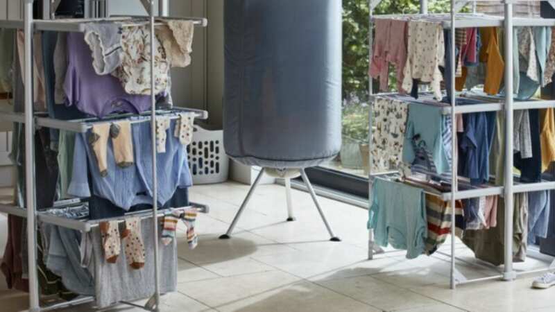 Save on a best-selling heated clothes airer and reduce your energy bills today (Image: Lakeland)