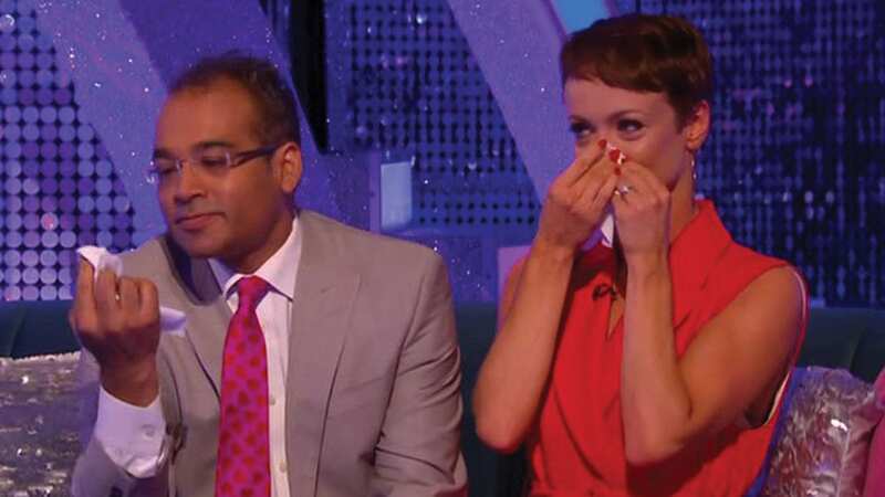 Krishnan Guru-Murthy had his Strictly Come Dancing co-star Lauren Oakley in tears this evening with a sad admission about his time on the BBC show