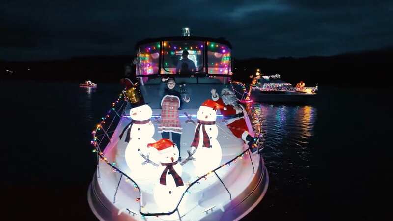 Holiday Boat Light Parade is being held on Lake Lanier, Georgia once again (Image: Facebook)