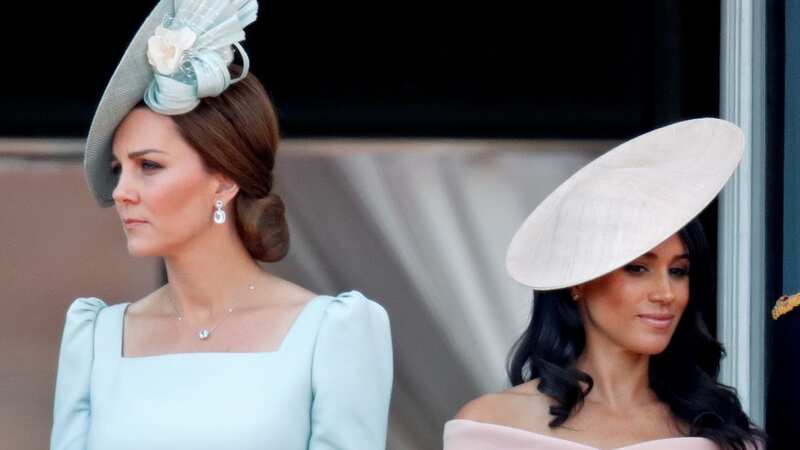 Kate Middleton and Meghan Markle were reportedly entangled in a bitter spat in 2018 (Image: Getty Images)