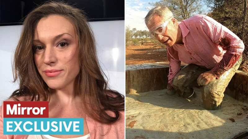 Nigel Farage taking part in the Outback Challenge in I