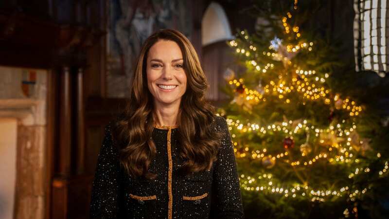 The Princess of Wales speaks during a special introduction for Royal Carols: Together At Christmas