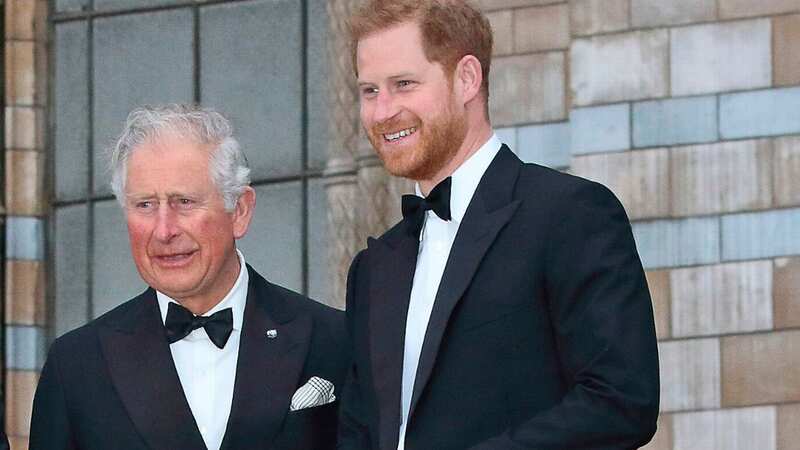 King Charles and Prince Harry (Image: LightRocket via Getty Images)