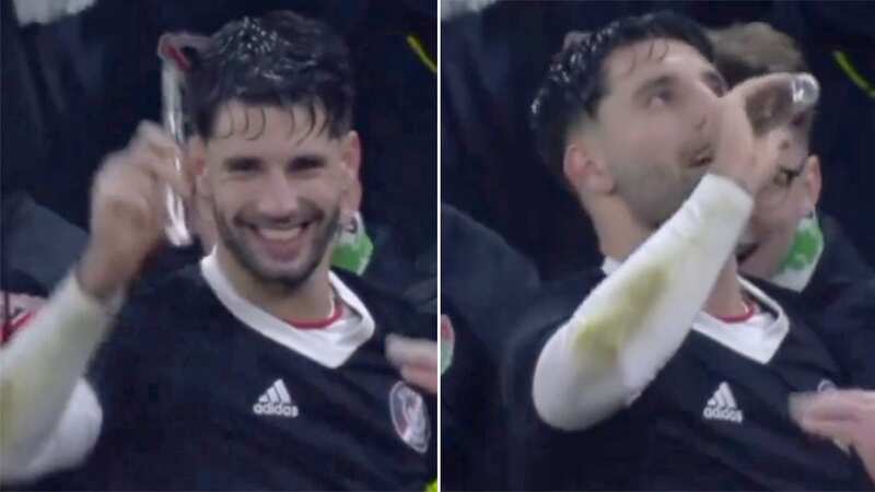 Szoboszlai was loving life after his brace in Hungary