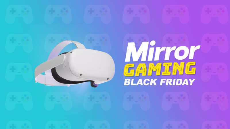 The Meta Quest 2 is taking a major price hit, as well as coming with an Amazon gift card this Black Friday 2023. (Image: Meta)