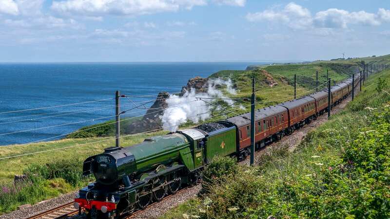 The Flying Scotsman at Newcastle Central Station (Image: Craig Connor/ChronicleLive)